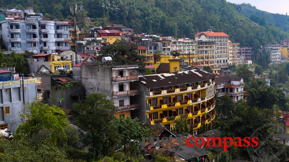 Sapa's shambolic hotel development looks benign from here.